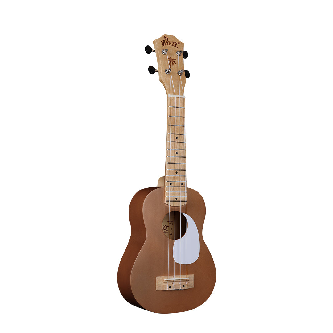 WINZZ Macaron Colors Series-AU-C00 Hawaiian Soprano Ukulele for Beginners
