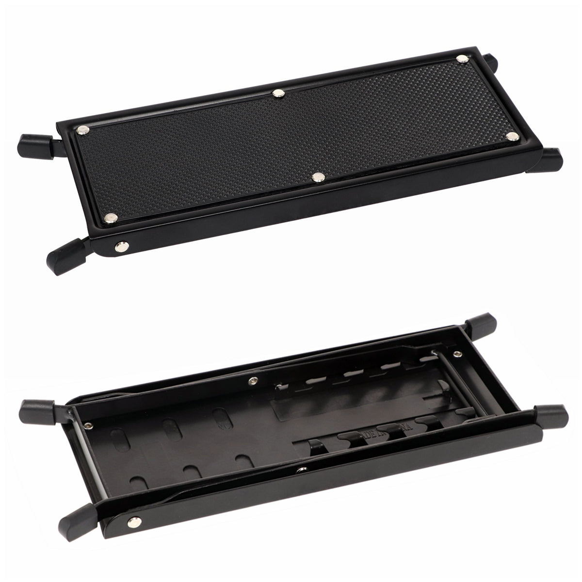 WINZZ Guitar Footrest with AntiSlip Rubber Pad, Foldable Metal Guitar