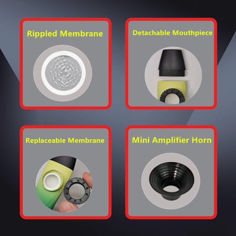 Kazoo de plástico ecológico y colorido | Diseño innovador para uso profesional