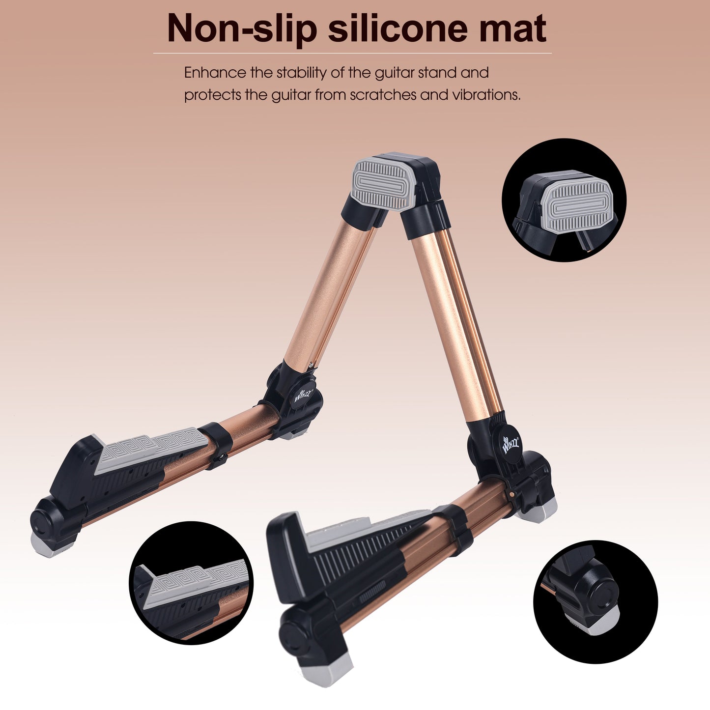 Soporte ajustable portátil profesional WINZZ para todos los instrumentos musicales