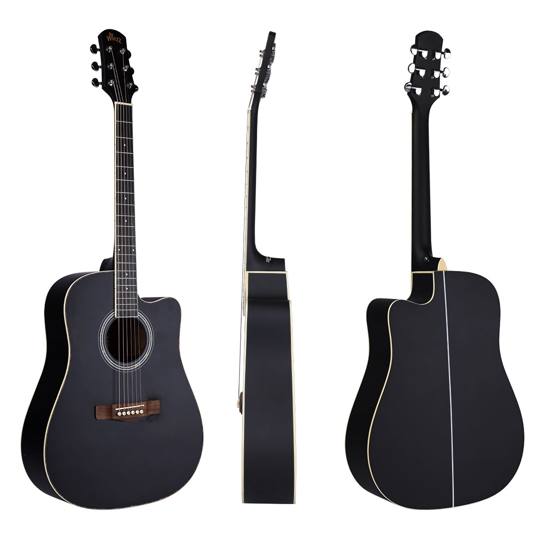 WINZZ AF168C Spruce Cutaway Acoustic Guitar for Adult Beginners