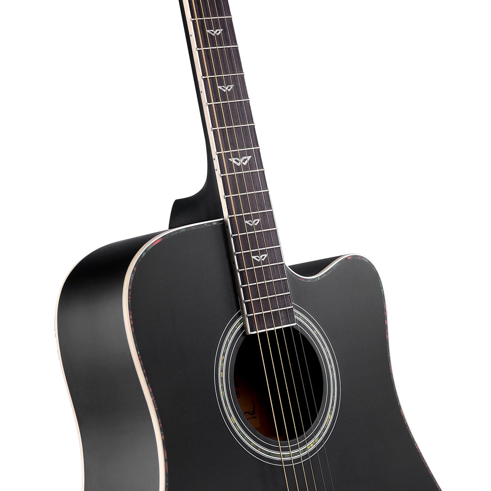 WINZZ AF168C Spruce Cutaway Acoustic Guitar for Adult Beginners