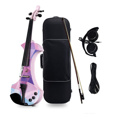 Aileen 20th Anniversary Edition AV-D501 ELECTRIC VIOLIN -4/4 Electric Violin with Carbon Fiber Tailpiece , Ebony Fingerboard, Piezo Pickup