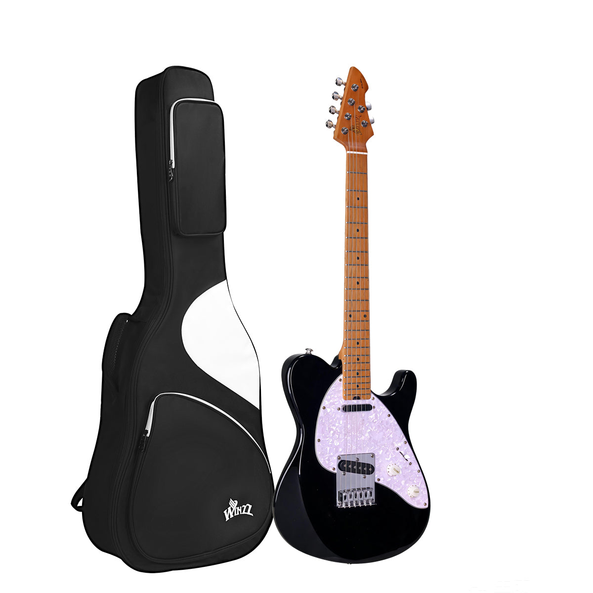 WINZZ WGT100 Solid Alder Body electric guitar With Roasted Maple Neck