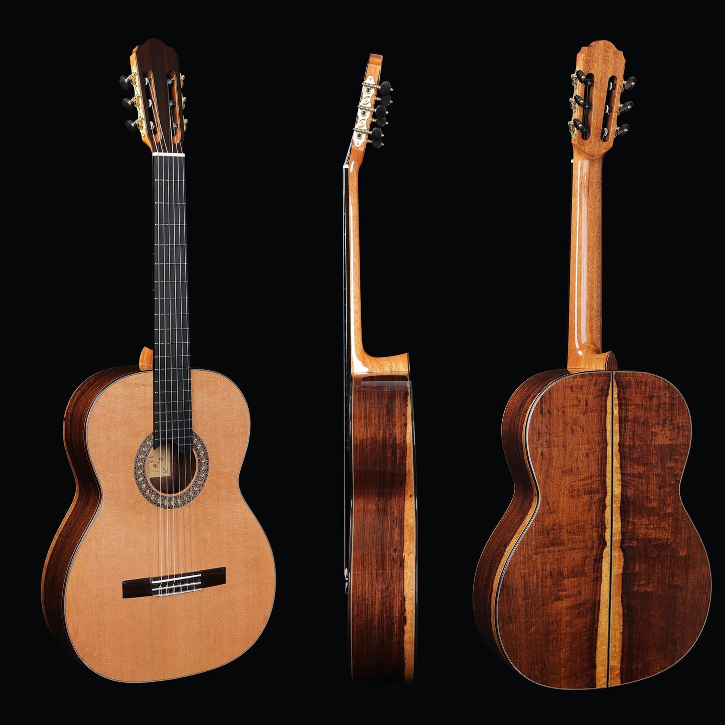 WINZZ&YuLong Guo co-branded 39 inch Solid Cedar Classical Guitar - winzzguitars