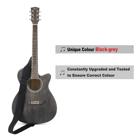 WINZZ 36 inch Black - Gray Acoustic guitar
