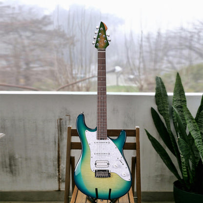 WINZZ Gravity PRO Series -WGS150 Solid Alder Body ST electric guitar With Roasted Maple Neck, HSS Pickups, Rosewood Fingerboard, D'Addario EXL120 Strings, Mini Double Locking Tremolo