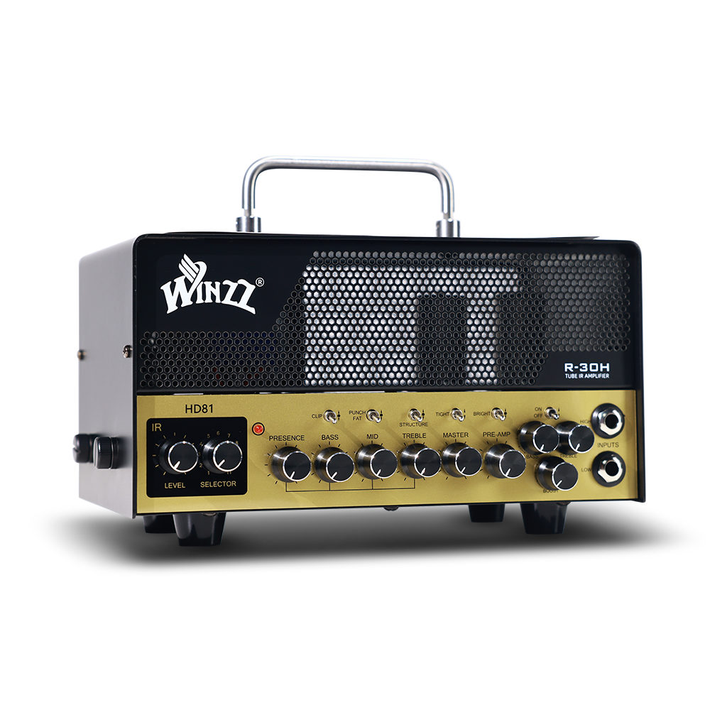 WINZZ R-30H TUBE IR Amplifier Head for Electric Guitar，Musical Instruments Accessories