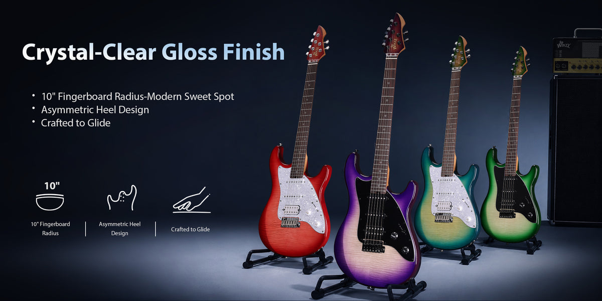 Boutique glass-like finish10" Fingerboard Radius-Modern Sweet SpotAsymmetric Heel DesignCrafted to Glide