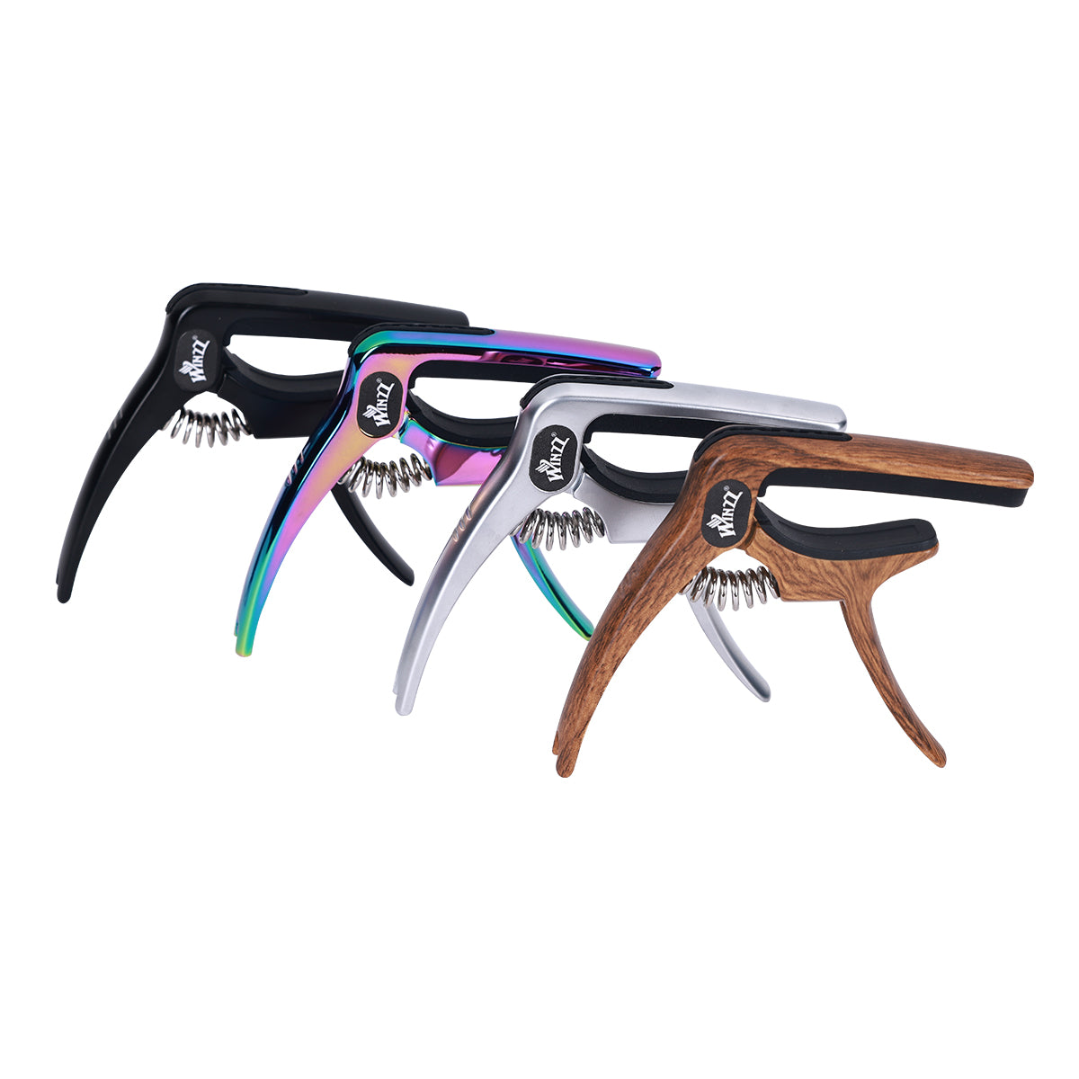 WINZZ Zinc Alloy Guitar Capo - Professional 2-in-1 Trigger Capo for Acoustic and Electric Guitars, Durable Metal Construction