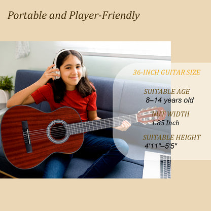 WINZZ AC309 36-Inch Sapele General Grade  Classical Guitar