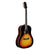 WINZZ AFM16E-SD Slope Shoulder Dreadnought Solid Spruce Acoustic Guitar with Retro EQ