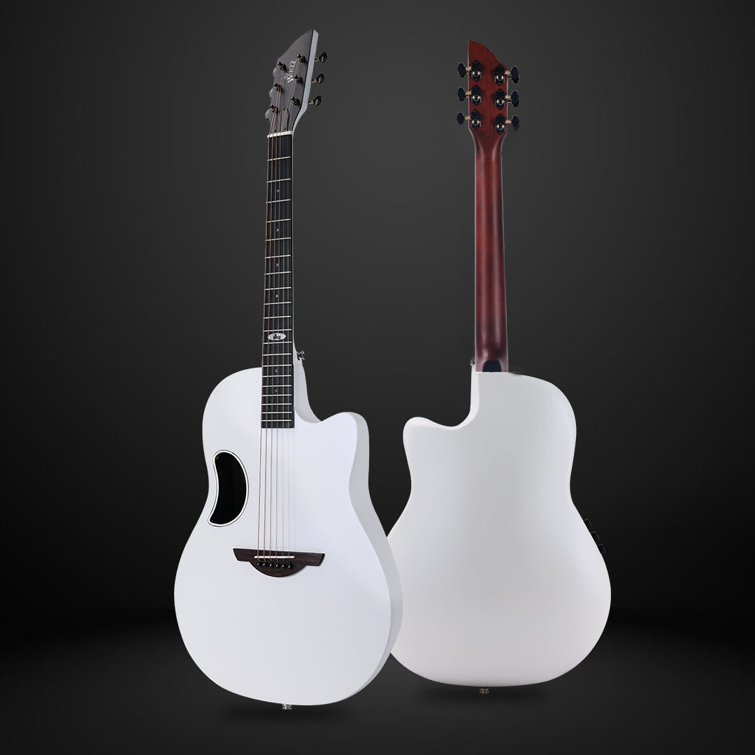 WINZZ AFO300CE Solid Spruce Top With Carbon Fiber Back Electro-Acoustic Guitar