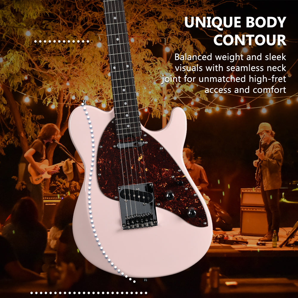 WINZZ WGT100 Solid Alder Body electric guitar With Roasted Maple Neck