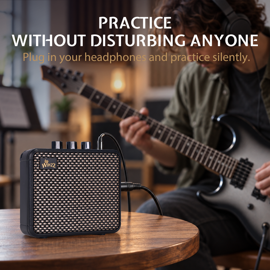 PRACTICE WITHOUT DISTURBING ANYONE

Plug in your headphones and practice silently.