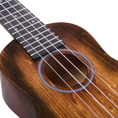 Ukelele hawaiano vintage para principiantes WINZZ HAND RUBBED Series-AU-H01A 
