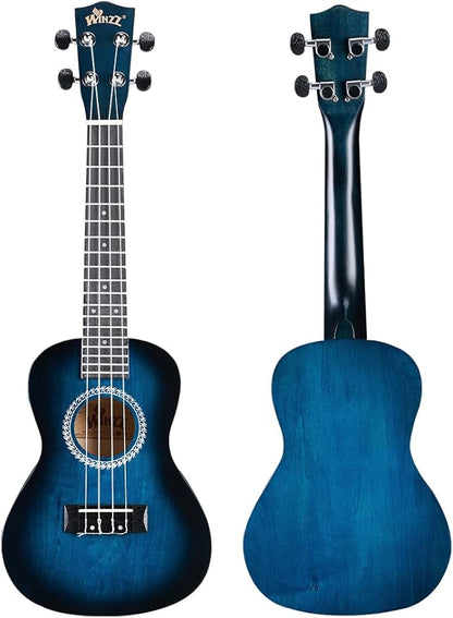 Ukelele hawaiano vintage para principiantes WINZZ HAND RUBBED Series-AU-H01A 