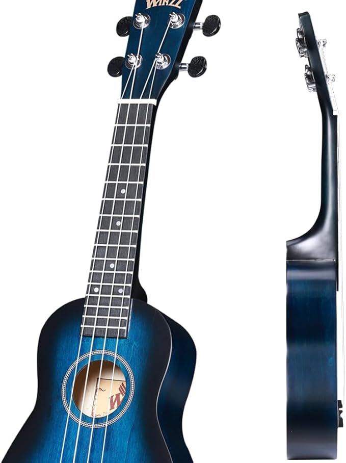 Ukelele hawaiano vintage para principiantes WINZZ HAND RUBBED Series-AU-H01A 