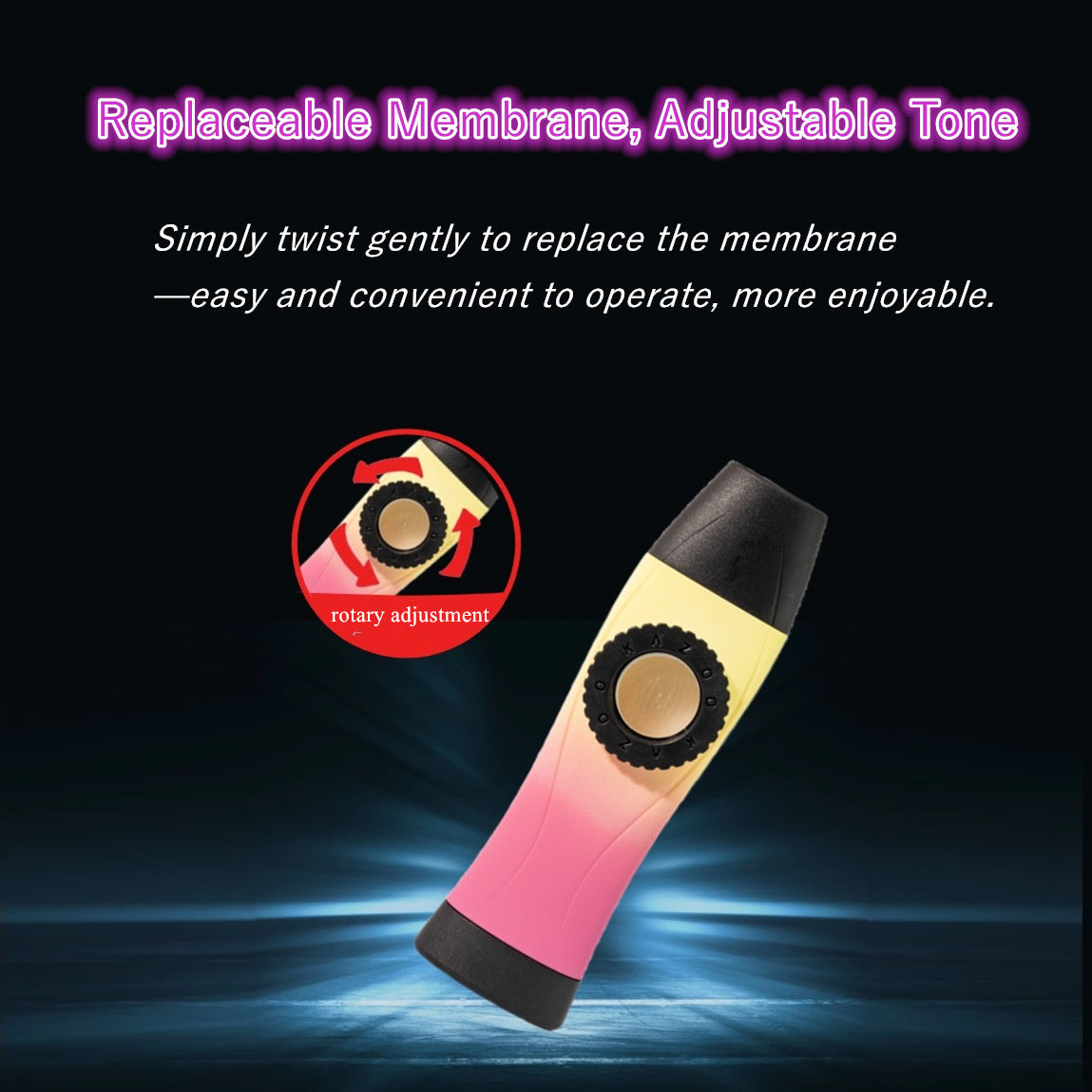 Colorful Eco-Friendly Plastic Kazoo | Innovative Design for Professional Use