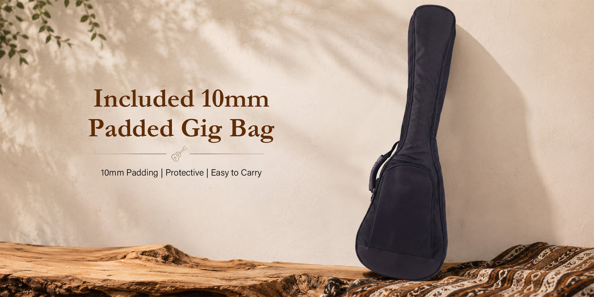 Included 10mm Padded Gig Bag10mm Padding | Protective | Easy to Carry
