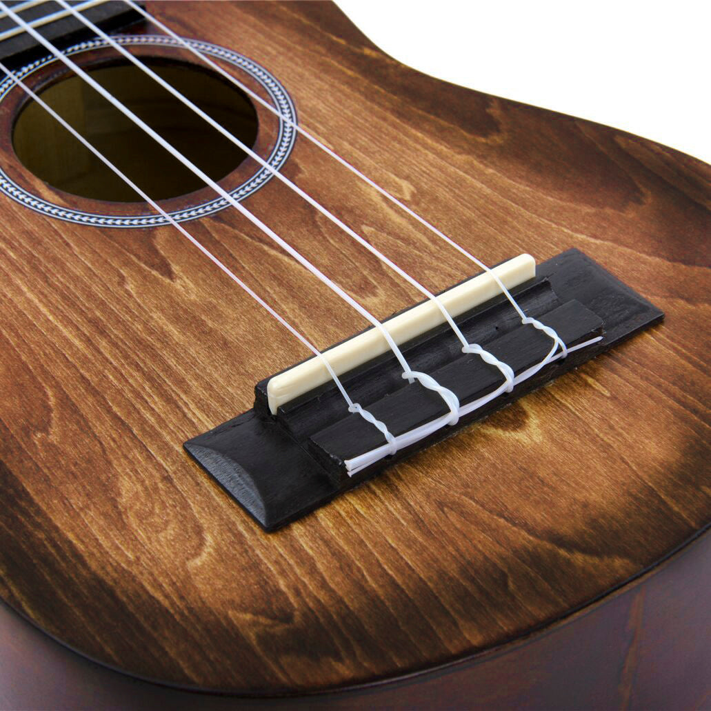 Ukelele hawaiano vintage para principiantes WINZZ HAND RUBBED Series-AU-H01A 