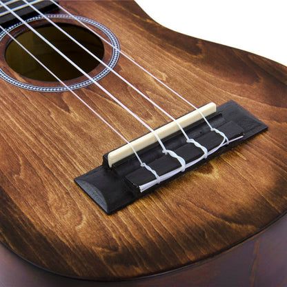 Ukelele hawaiano vintage para principiantes WINZZ HAND RUBBED Series-AU-H01A 