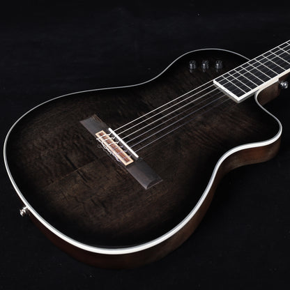 WINZZ WCG170CE 39-Inch Thin Body Classical-Electric Guitar - Nylon Strings, Built-in Preamp, Wide fingerboard,Perfect for Stage and Practice