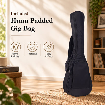 WINZZ AFV17S 4-Strings Nylon Strings Solid Spruce Top Cuatro