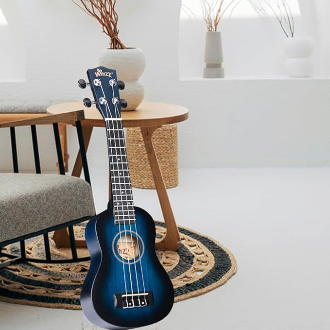 Ukelele hawaiano vintage para principiantes WINZZ HAND RUBBED Series-AU-H01A 