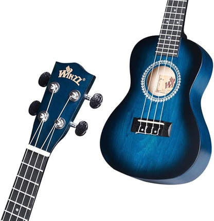 Ukelele hawaiano vintage para principiantes WINZZ HAND RUBBED Series-AU-H01A 