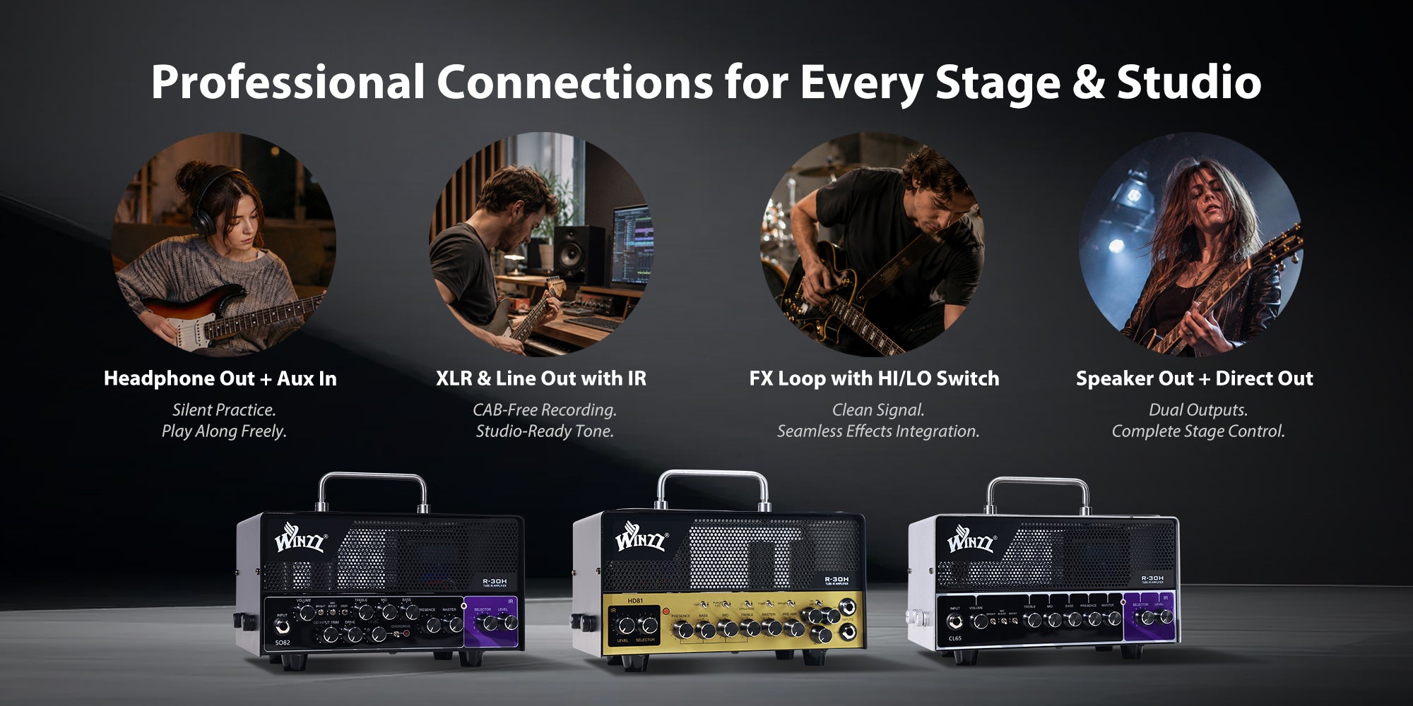 Built For Every GuitaristHome PlayersRecording MusiciansGigging GuitaristsTone Seekers