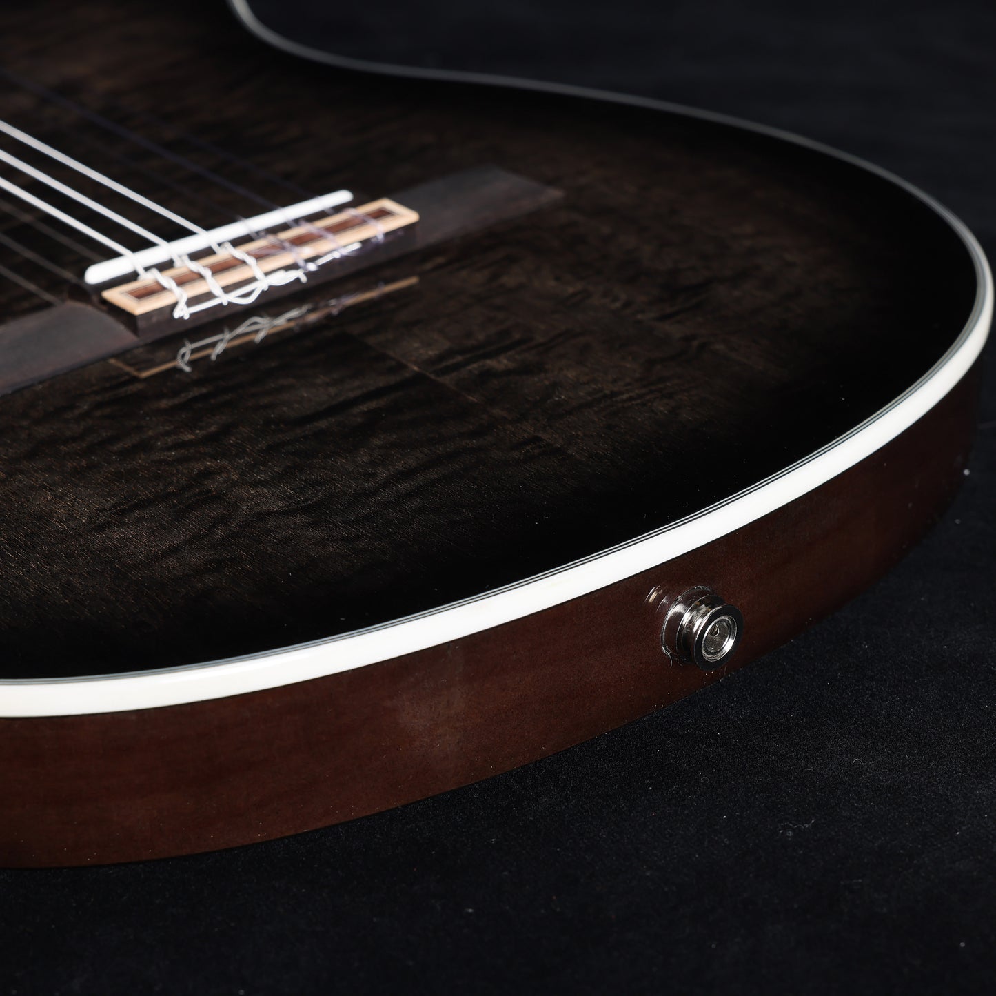 WINZZ WCG170CE 39-Inch Thin Body Classical-Electric Guitar - Nylon Strings, Built-in Preamp, Wide fingerboard,Perfect for Stage and Practice