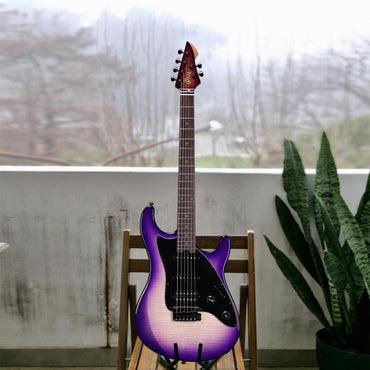 WINZZ Gravity PRO Series -WGS150 Solid Alder Body ST electric guitar With Roasted Maple Neck, HSS Pickups, Rosewood Fingerboard, D'Addario EXL120 Strings, Mini Double Locking Tremolo