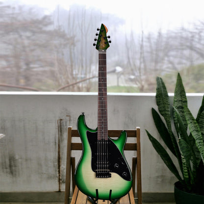 WINZZ Gravity PRO Series -WGS150 Solid Alder Body ST electric guitar With Roasted Maple Neck, HSS Pickups, Rosewood Fingerboard, D'Addario EXL120 Strings, Mini Double Locking Tremolo