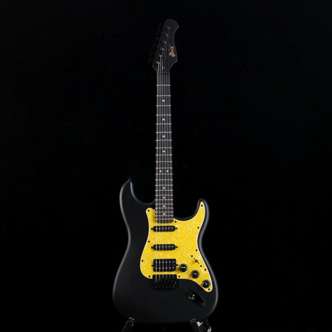 WINZZ EGS112H-BKM 39-inch Solid Poplar Wood Electric Guitar With SSH Pickup, Black Matte