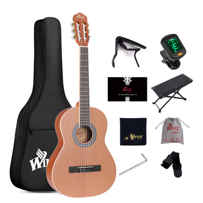 WINZZ AC70H 36-Inch Ceder General Grade  Classical Guitar