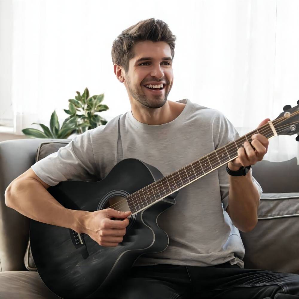 WINZZ AF-H00LC Hand-Rubbed Series  40-Inch  Cutaway Acoustic Guitar for Beginner