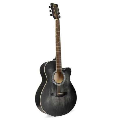 WINZZ AF-H00LC Hand-Rubbed Series  40-Inch  Cutaway Acoustic Guitar for Beginner