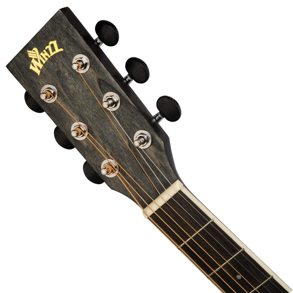 WINZZ AF-H00LC Hand-Rubbed Series  40-Inch  Cutaway Acoustic Guitar for Beginner