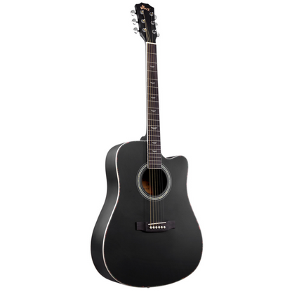 WINZZ AF168C Spruce Cutaway Acoustic Guitar for Adult Beginners