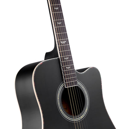 WINZZ AF168C Spruce Cutaway Acoustic Guitar for Adult Beginners