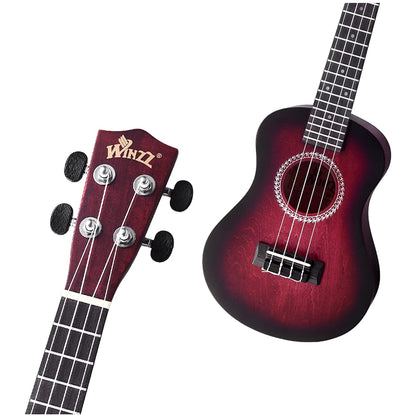 Ukelele hawaiano vintage para principiantes WINZZ HAND RUBBED Series-AU-H01A 