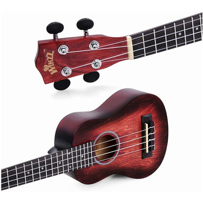 Ukelele hawaiano vintage para principiantes WINZZ HAND RUBBED Series-AU-H01A 