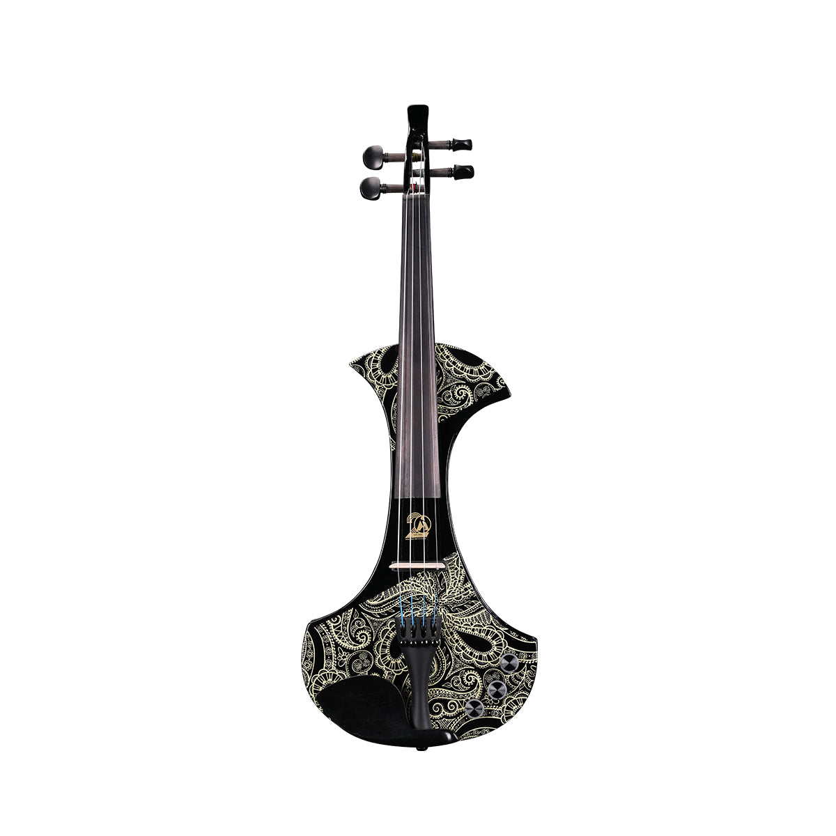 Aileen 20th Anniversary Edition AV-D501 ELECTRIC VIOLIN -4/4 Electric Violin with Carbon Fiber Top, Ebony Fingerboard, Piezo Pickup, Bluetooth & OTG Recording