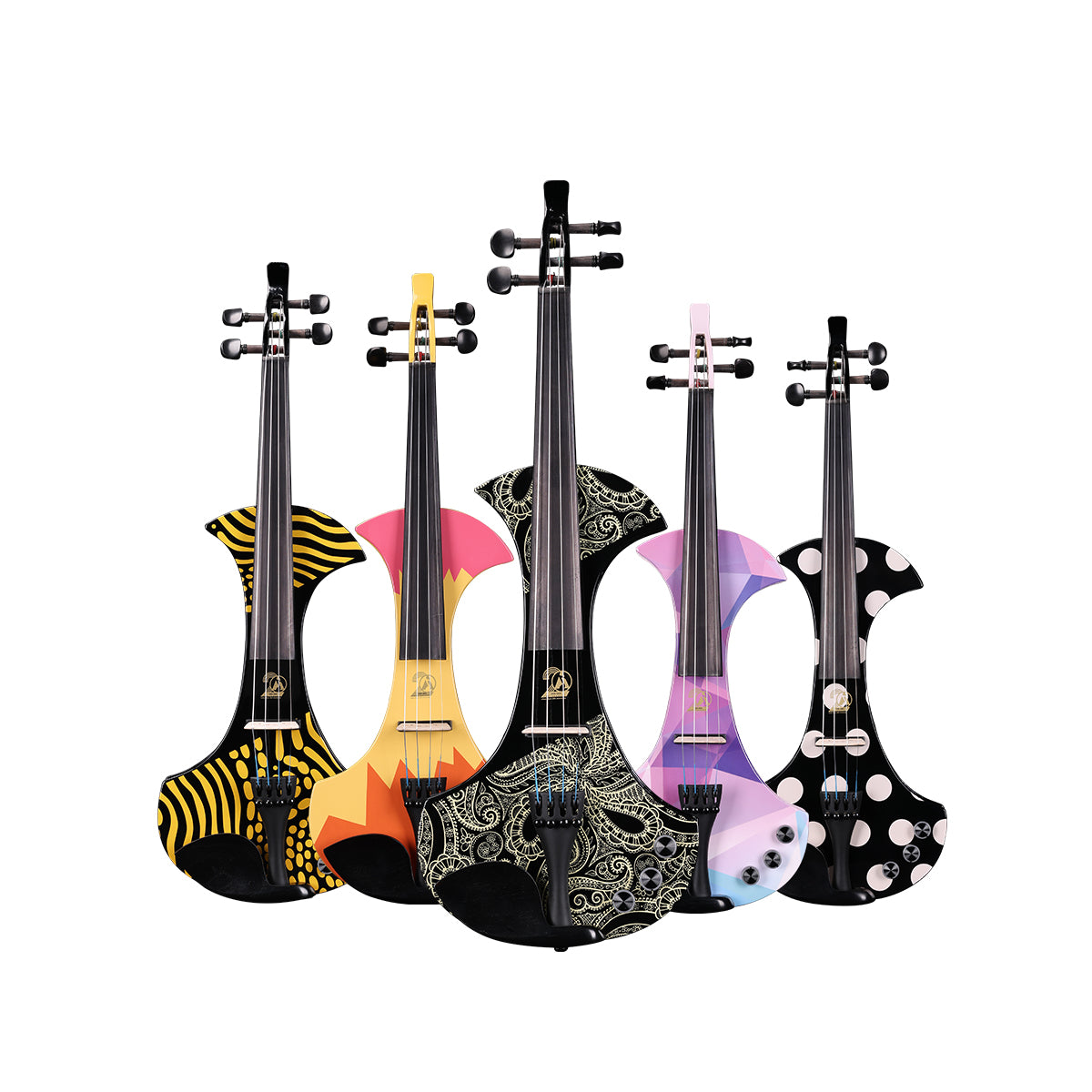 Aileen AV-D501 Electric Violin 4/4 – 20th Anniversary Edition with Piezo Pickup