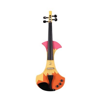 Aileen 20th Anniversary Edition AV-D501 ELECTRIC VIOLIN -4/4 Electric Violin with Carbon Fiber Top, Ebony Fingerboard, Piezo Pickup, Bluetooth & OTG Recording