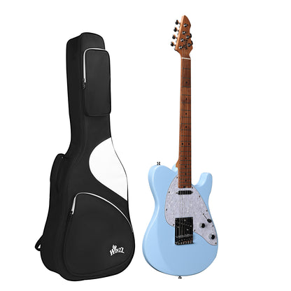 WINZZ Gravity Series-Solid Alder Body TL electric guitar With Roasted Maple Neck, HSS Pickups, Rosewood Fingerboard, D'Addario EXL120 Strings, Mini Double Locking Tremolo