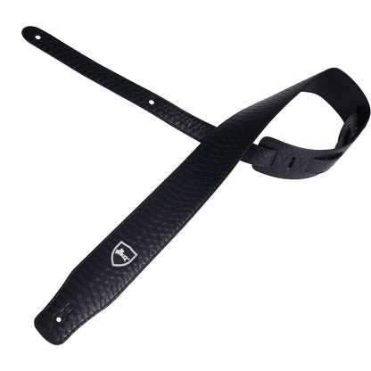 WINZZ Adjustable Leather Guitar/Bass Strap – Stylish & Universal Fit