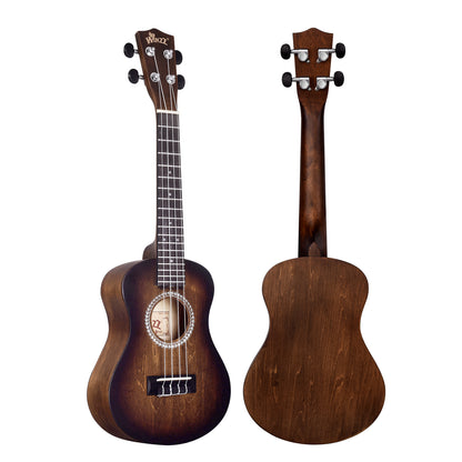 Ukelele hawaiano vintage para principiantes WINZZ HAND RUBBED Series-AU-H01A 