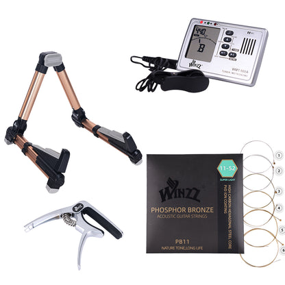 WINZZ Acoustic Guitar Accessories Kit